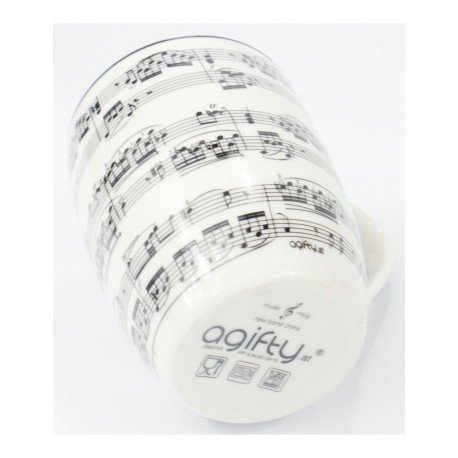 AGifty Taza porcelana partitura