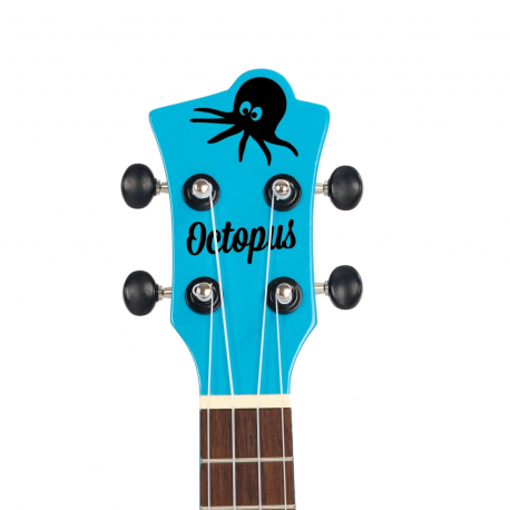 Octopus Ukelele Soprano Azul Sunburst