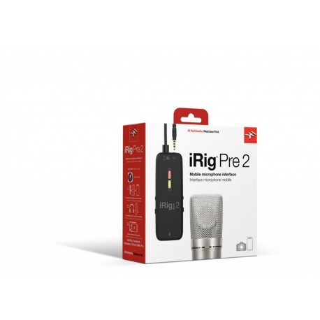 IK Multimedia iRig Pre 2 Interface micrófono para móviles