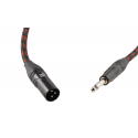 Ek cable trenzado XLR m - Jack m m 9 m.