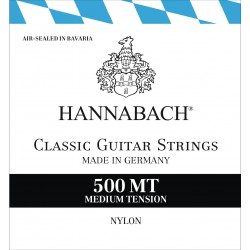 Hannabach 500 MT Medium Tension cuerdas guitarra clásica