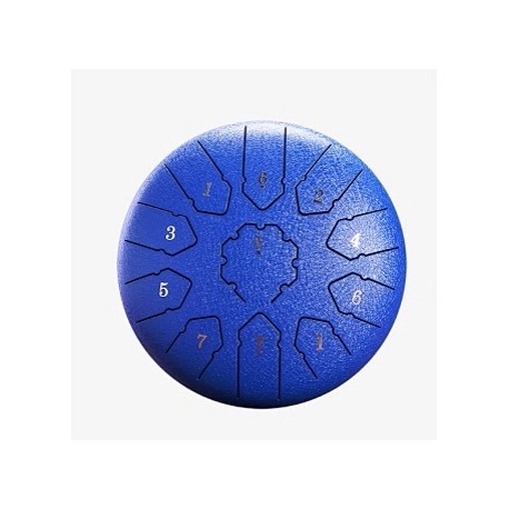 F-Zone Steel Tongue Drum Azul 8" 8 notas 21Cm.